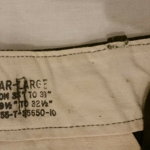 GREEN WOOL KOREAN WAR FIELD TROUSERS LG JJ1056 - Picture 2 of 10